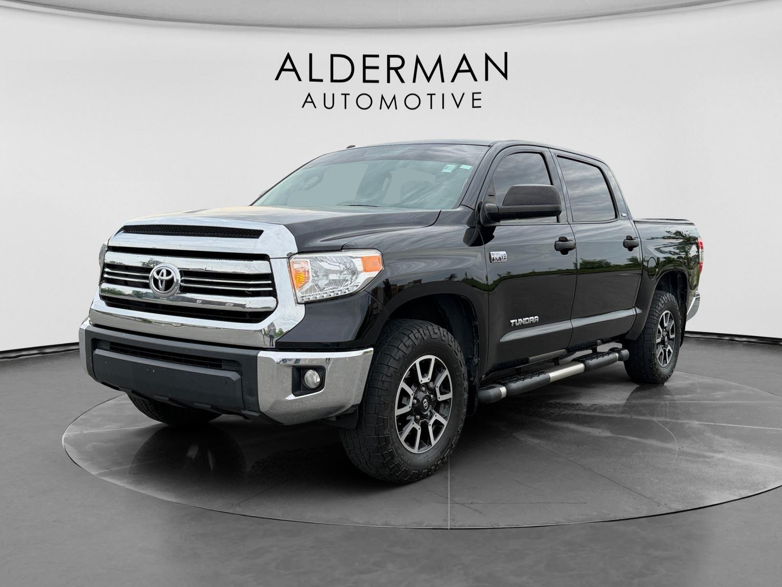 Black 2017 Toyota Tundra SR5 CrewMax 5.7L FFV 4WD Pickup Truck Four-Wheel Drive 6-Speed Automatic