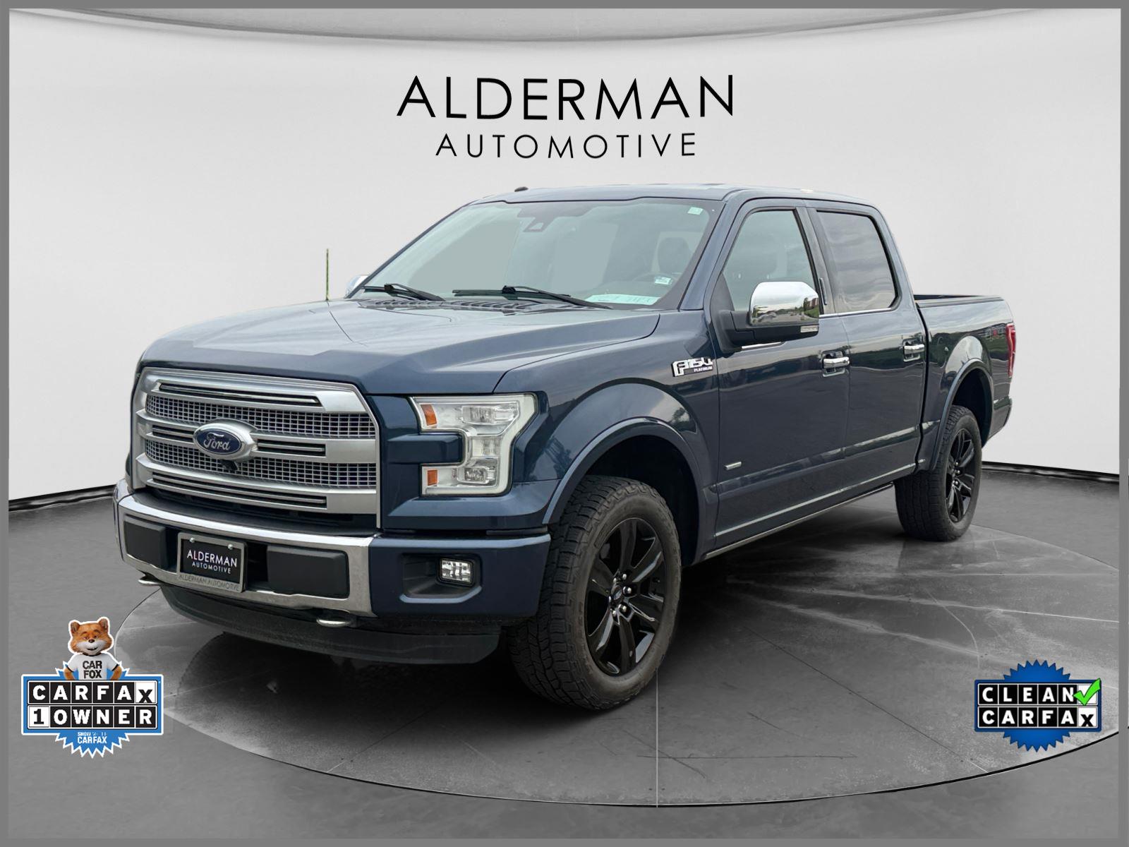 Blue Jeans Metallic 2016 Ford F-150 Pickup Truck Four-Wheel Drive 6-Speed Automatic