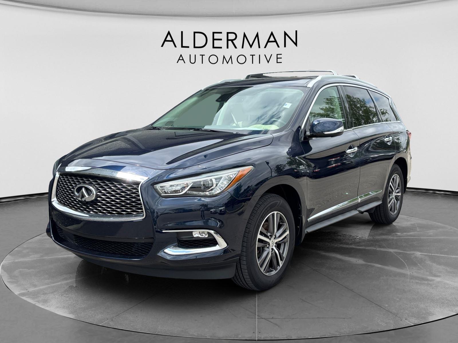 Hermosa Blue 2019 INFINITI QX60 Luxe AWD SUV / Crossover All-Wheel Drive Continuously Variable Transmission