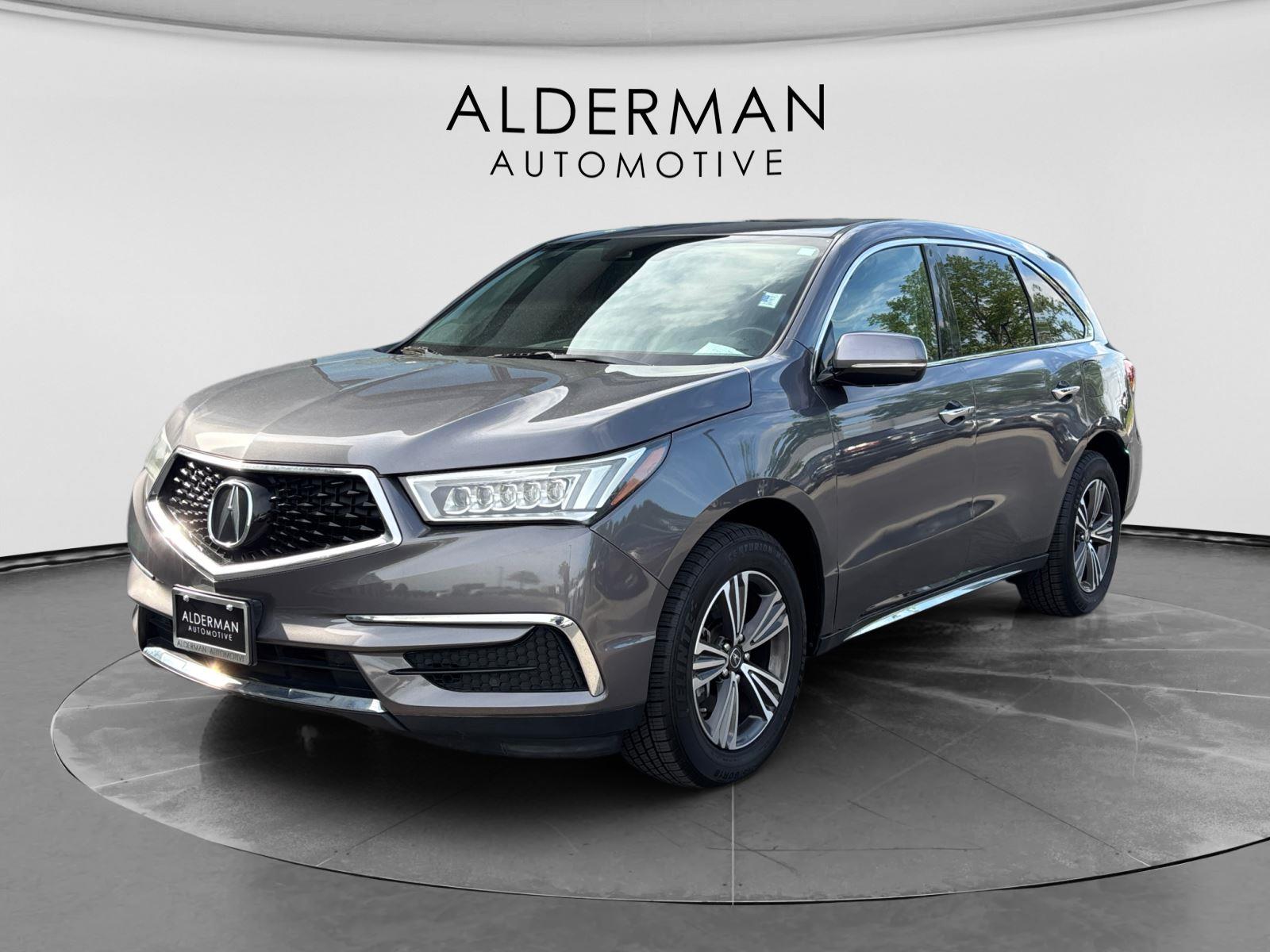 Gray (Modern Steel Metallic) 2018 Acura MDX SH-AWD SUV / Crossover All-Wheel Drive Automatic