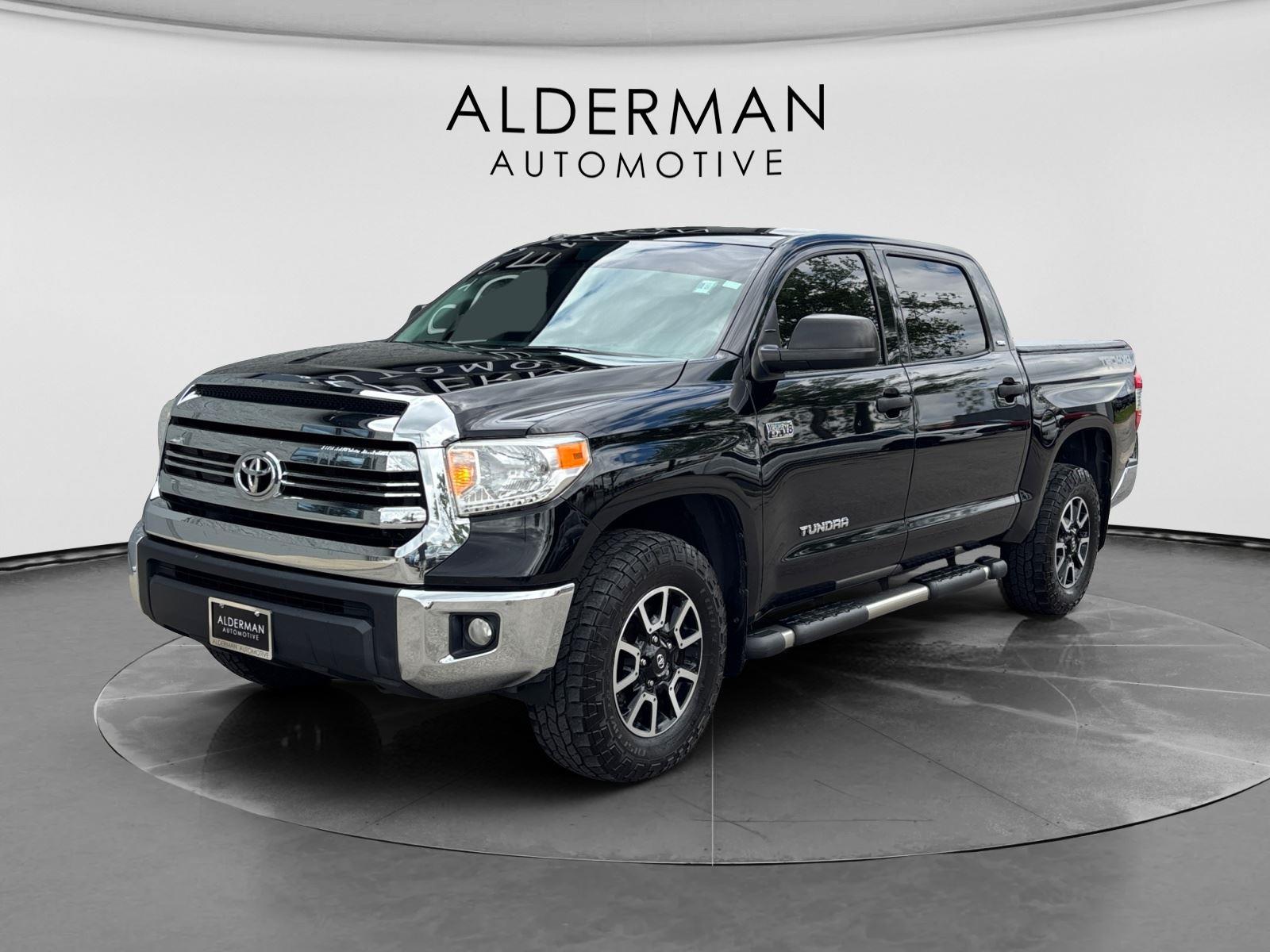 Black 2017 Toyota Tundra SR5 CrewMax 5.7L FFV 4WD Pickup Truck Four-Wheel Drive 6-Speed Automatic