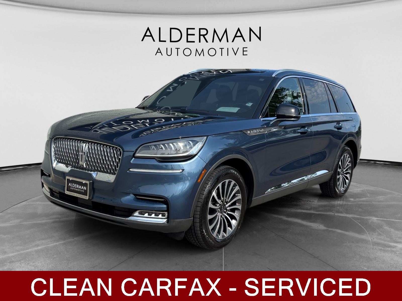 Blue Diamond Metallic 2020 Lincoln Aviator Reserve AWD SUV / Crossover All-Wheel Drive Automatic