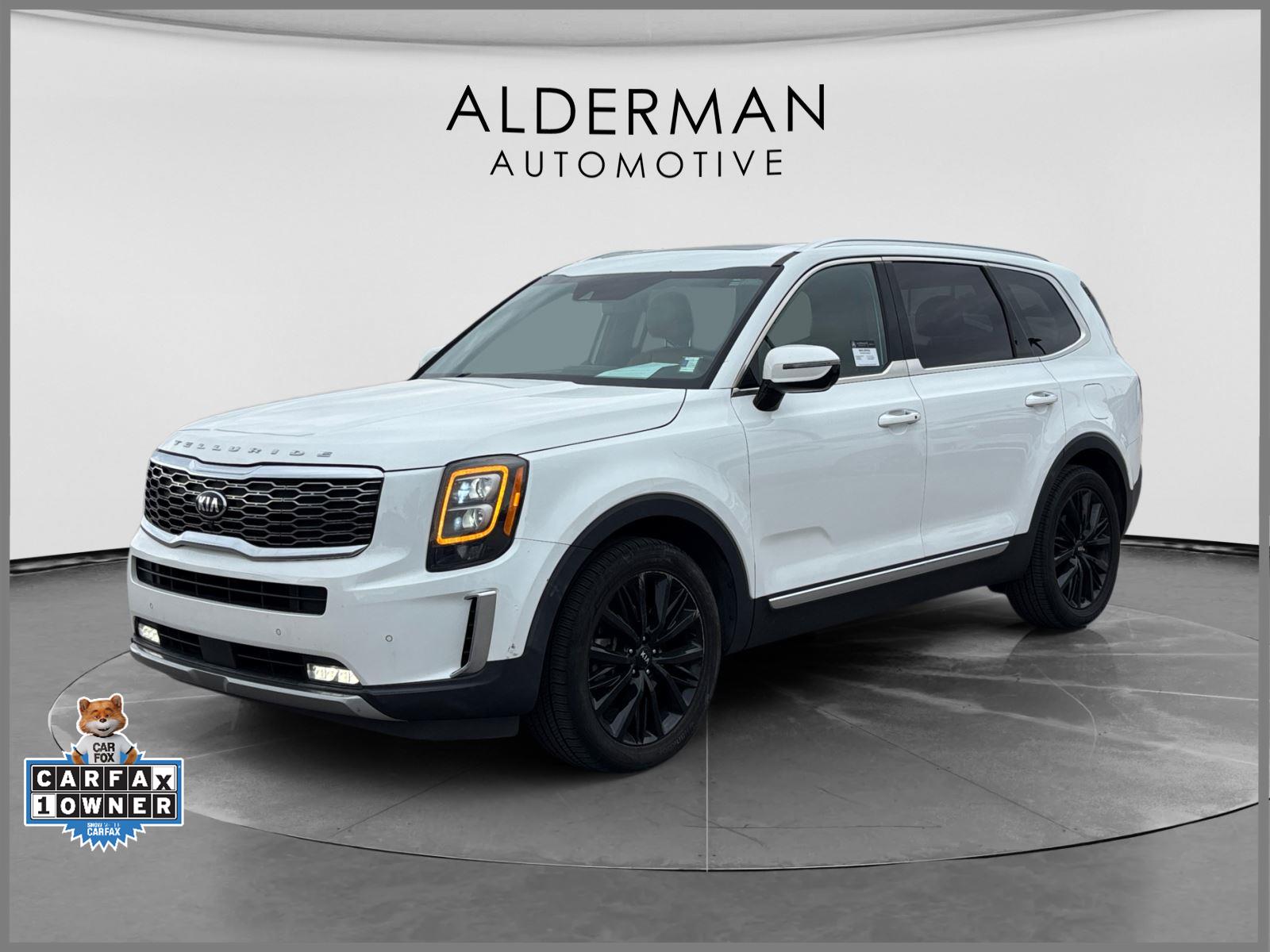 Snow White Pearl 2021 Kia Telluride SX AWD SUV / Crossover All-Wheel Drive 8-Speed Automatic