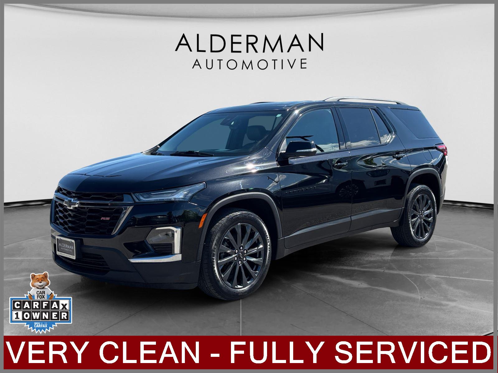 Mosaic Black Metallic 2023 Chevrolet Traverse SUV / Crossover Four-Wheel Drive 9-Speed Automatic