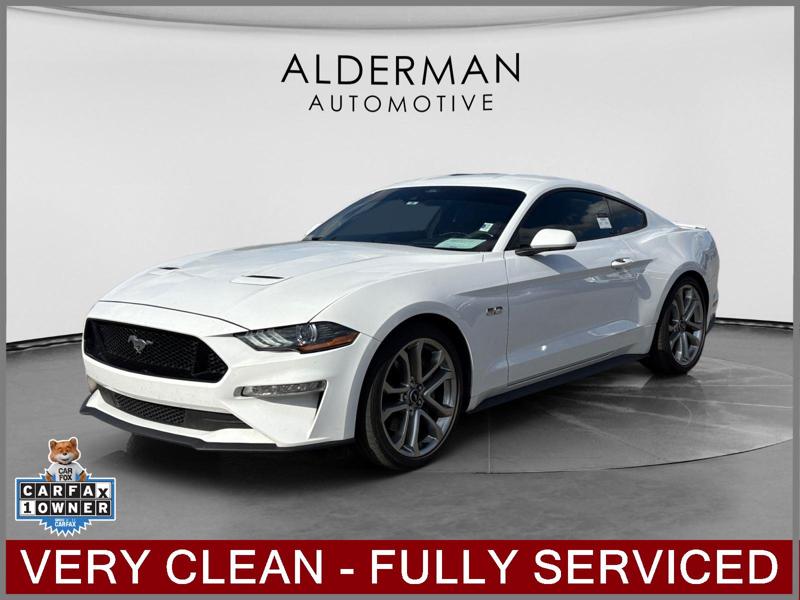 Oxford White 2022 Ford Mustang Coupe Rear-Wheel Drive Automatic