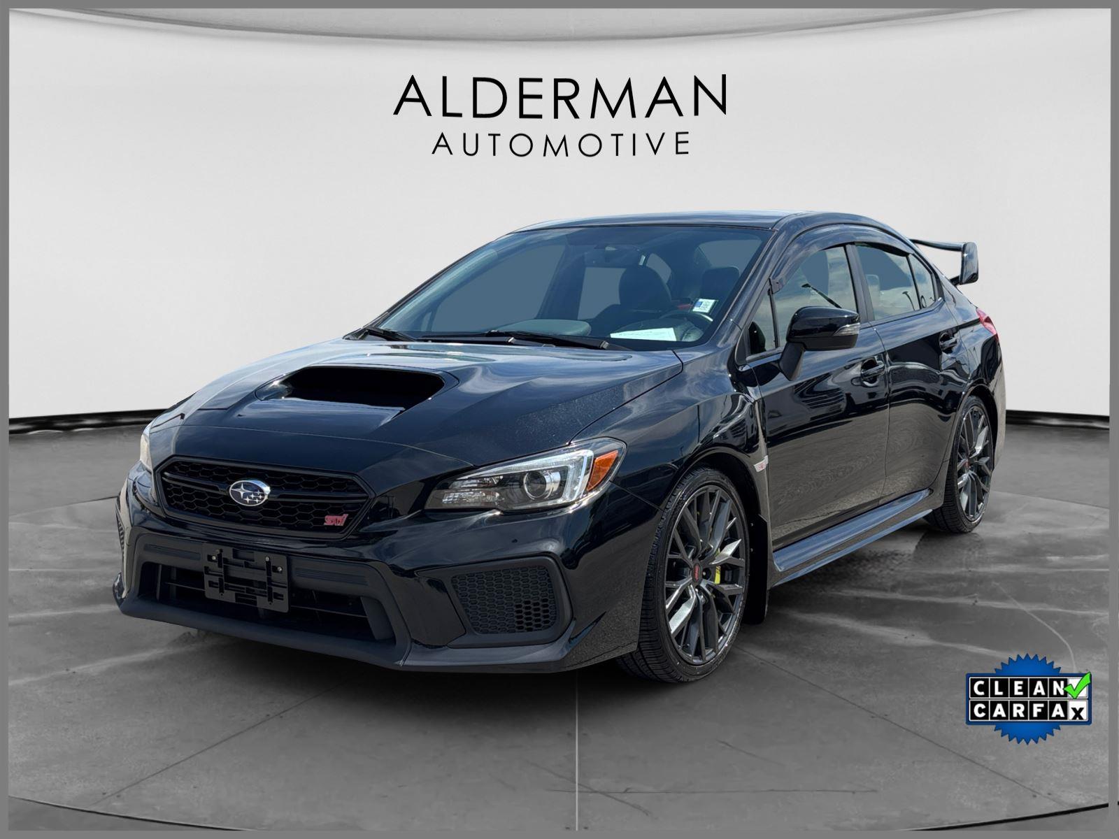 Crystal Black Silica 2019 Subaru WRX STI Sedan All-Wheel Drive Manual