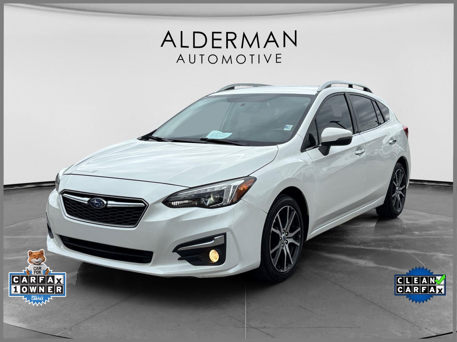 Crystal White Pearl 2017 Subaru Impreza 2.0i Limited Hatchback Hatchback All-Wheel Drive Continuously Variable Transmission