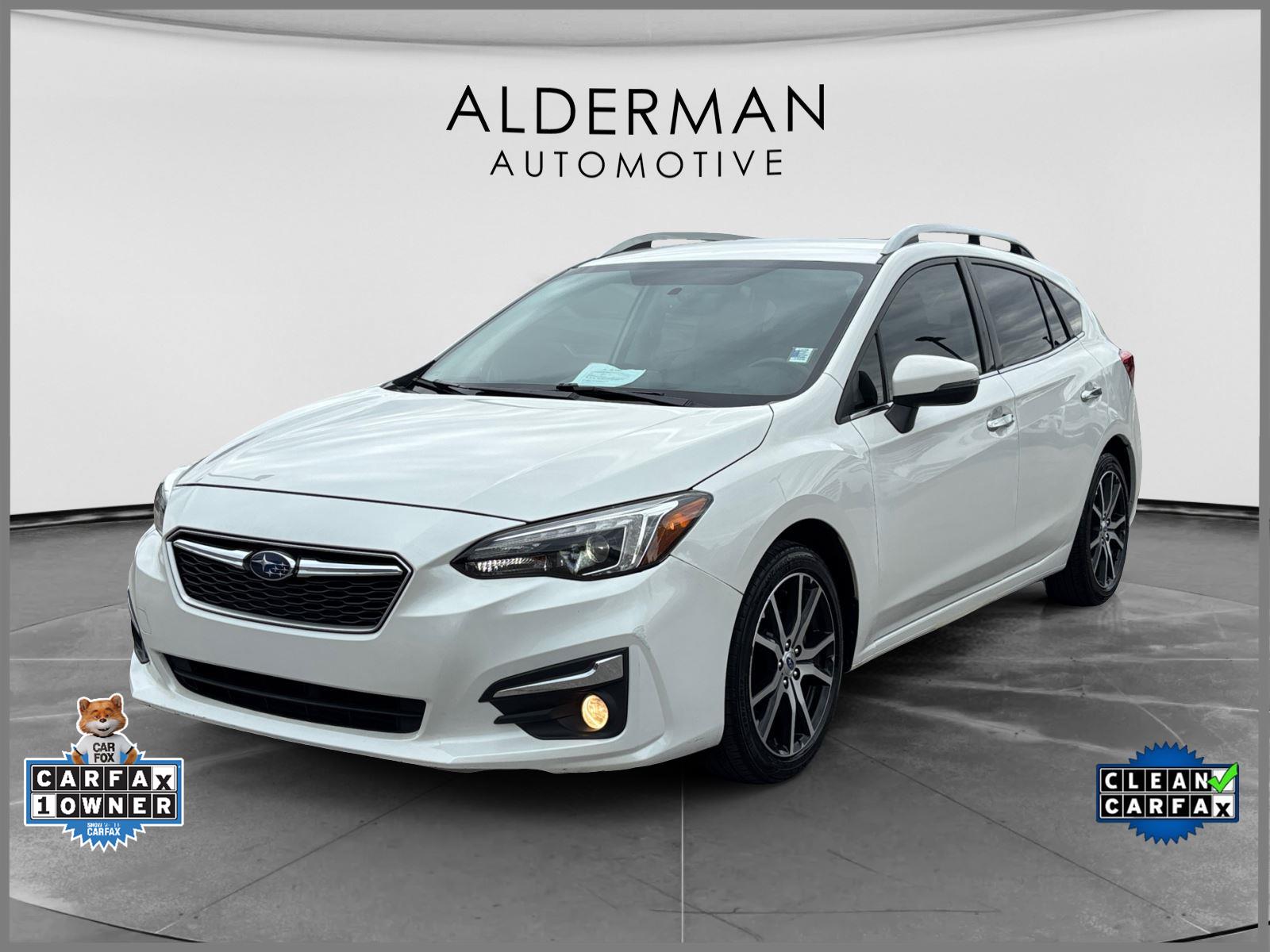 Crystal White Pearl 2017 Subaru Impreza Hatchback All-Wheel Drive Continuously Variable Transmission