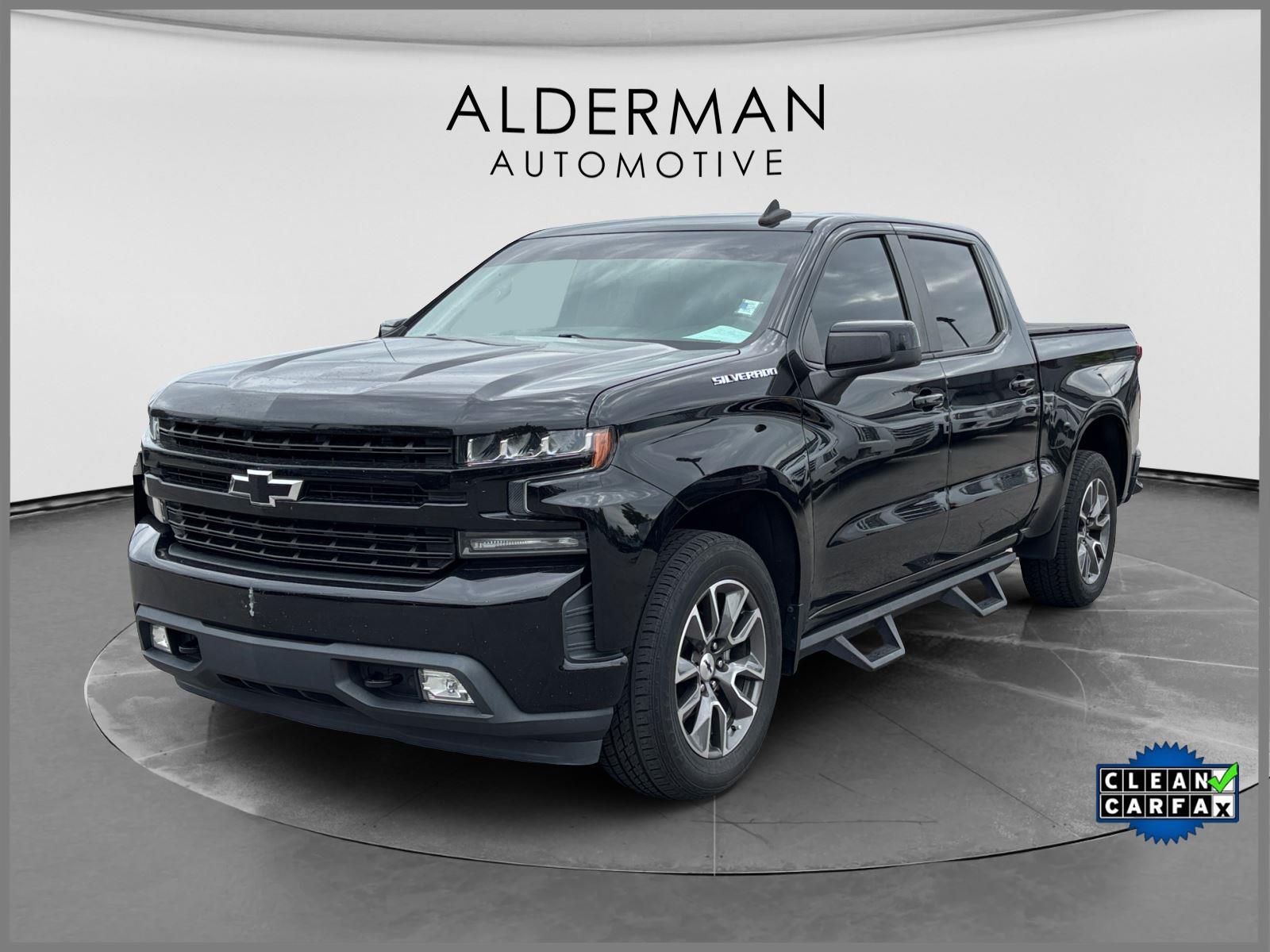 Black 2020 Chevrolet Silverado 1500 RST Crew Cab RWD Pickup Truck 4X2 8-Speed Automatic