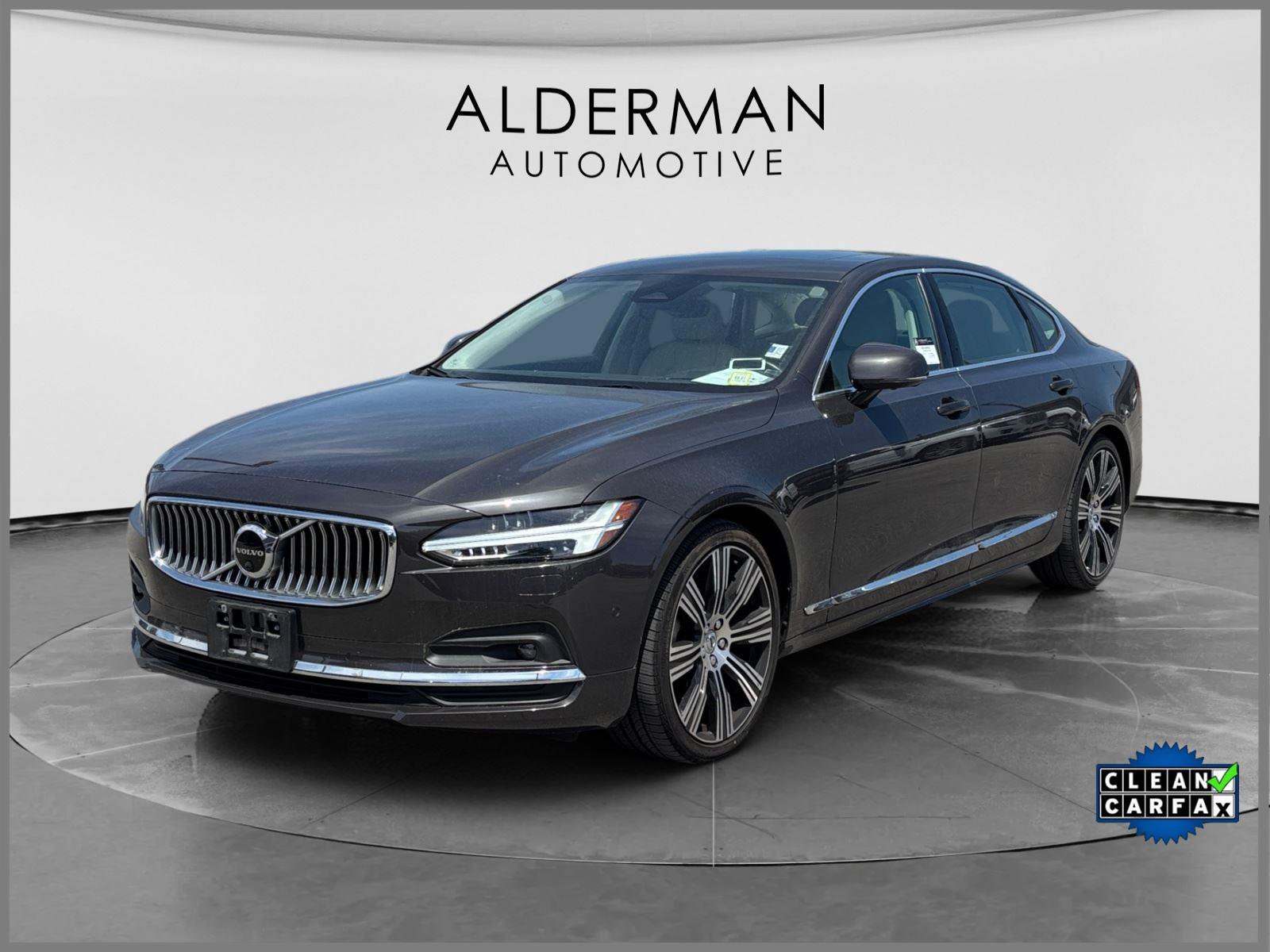 Gray (Platinum Grey Metallic) 2023 Volvo S90 B6 Ultimate AWD Sedan All-Wheel Drive Automatic