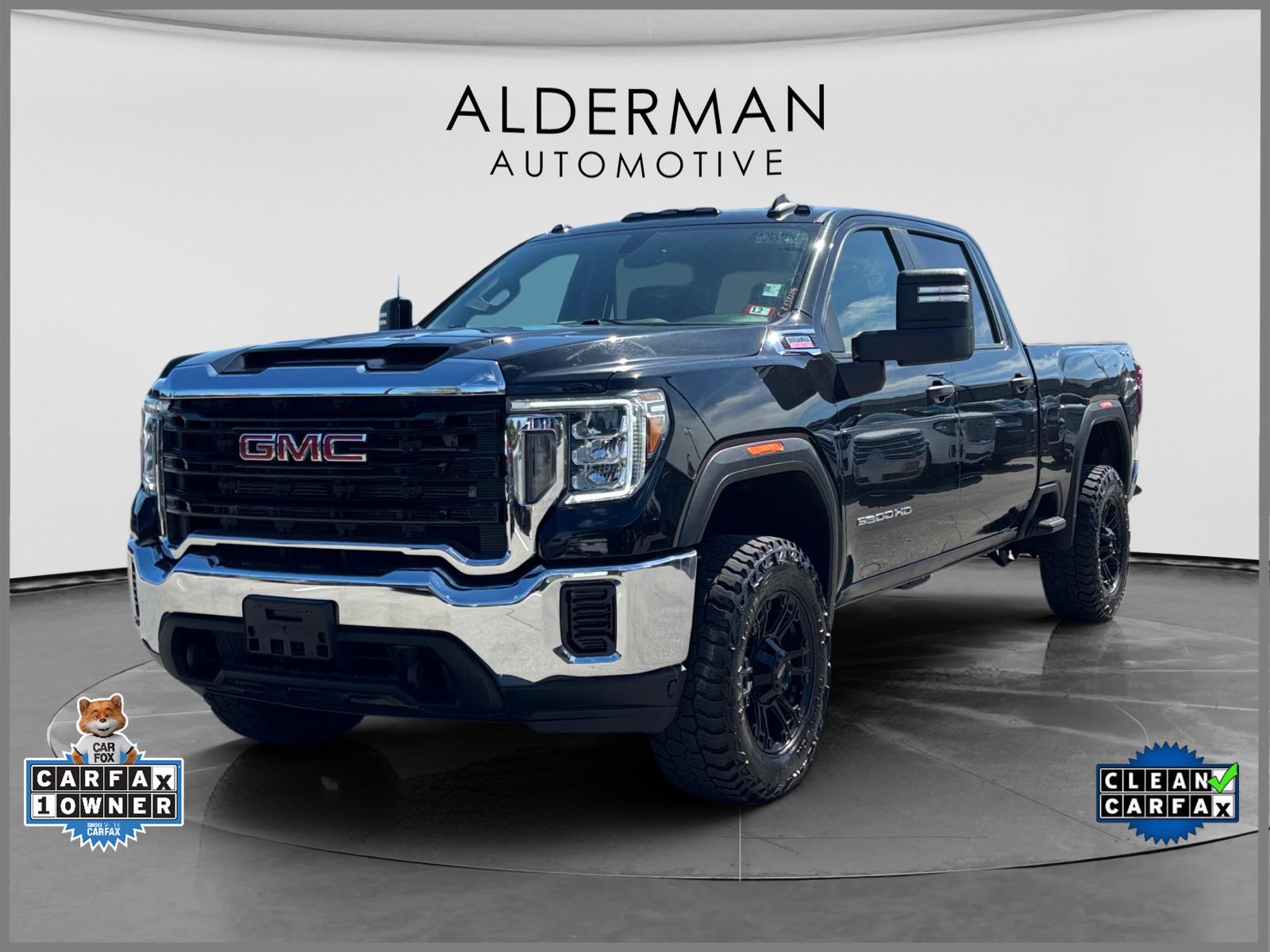 Onyx Black 2021 GMC Sierra 3500HD Crew Cab 4WD Pickup Truck Four-Wheel Drive Automatic