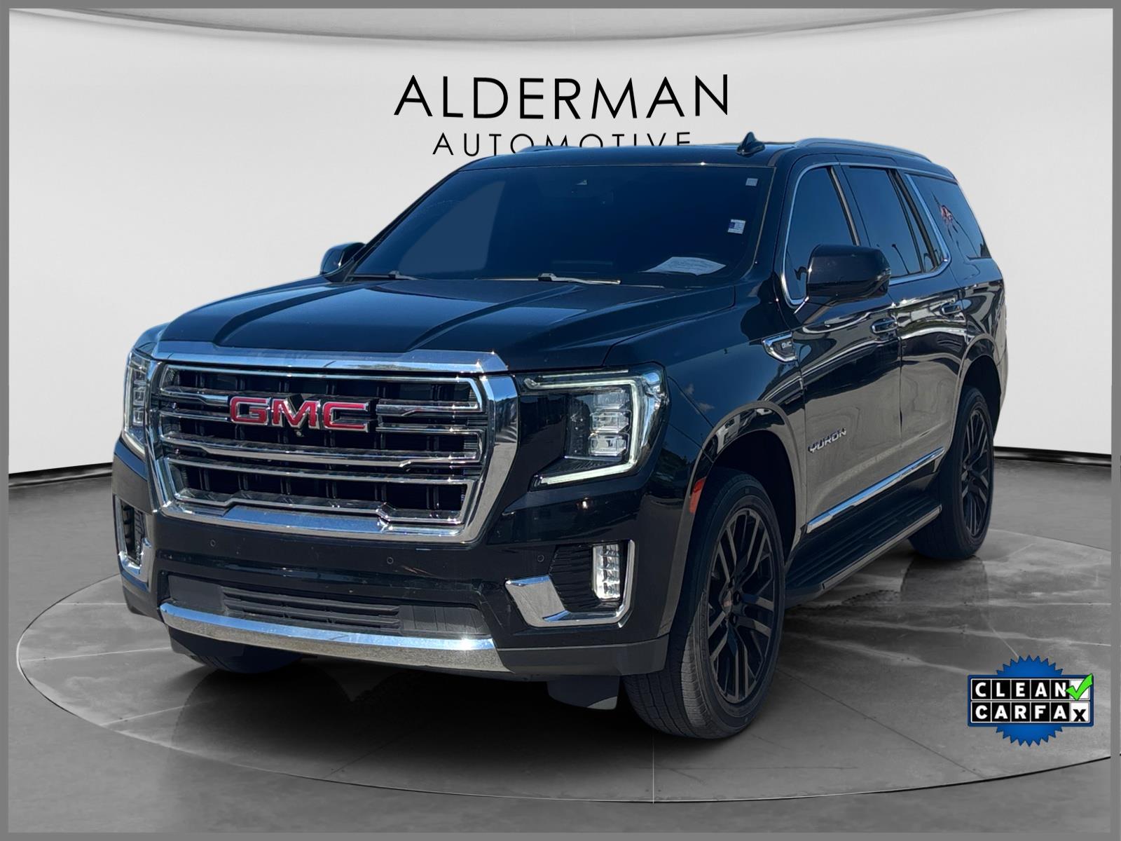 Onyx Black 2021 GMC Yukon SLT 4WD SUV / Crossover Four-Wheel Drive Automatic