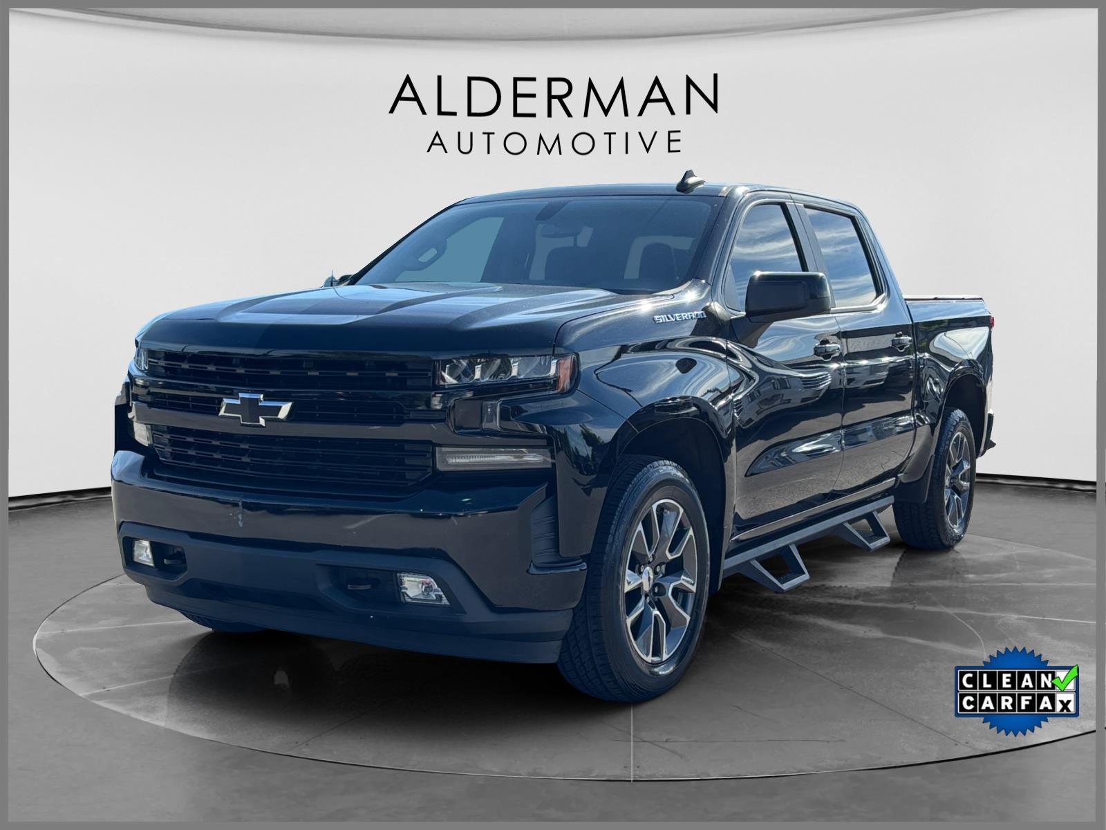 Black 2020 Chevrolet Silverado 1500 RST Crew Cab RWD Pickup Truck 4X2 8-Speed Automatic