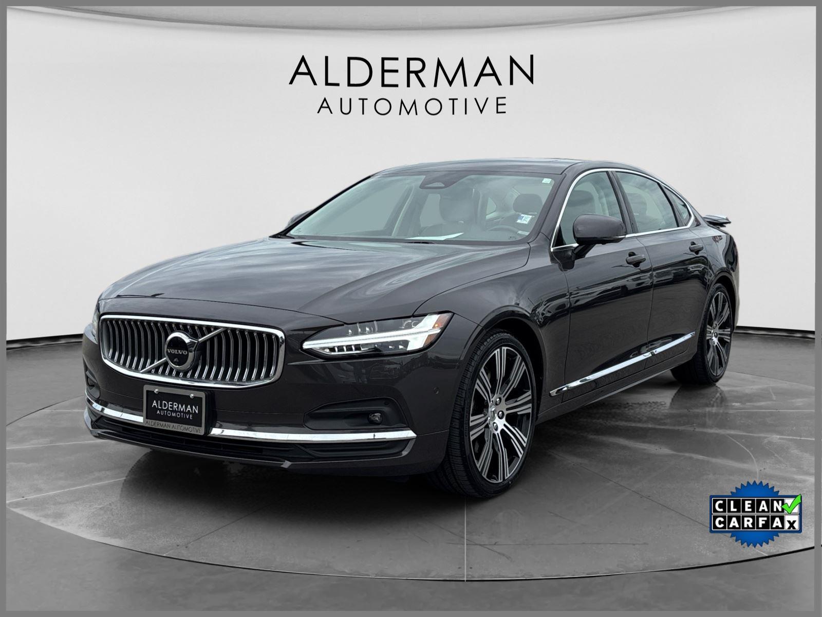 Gray (Platinum Grey Metallic) 2023 Volvo S90 B6 Ultimate AWD Sedan All-Wheel Drive Automatic