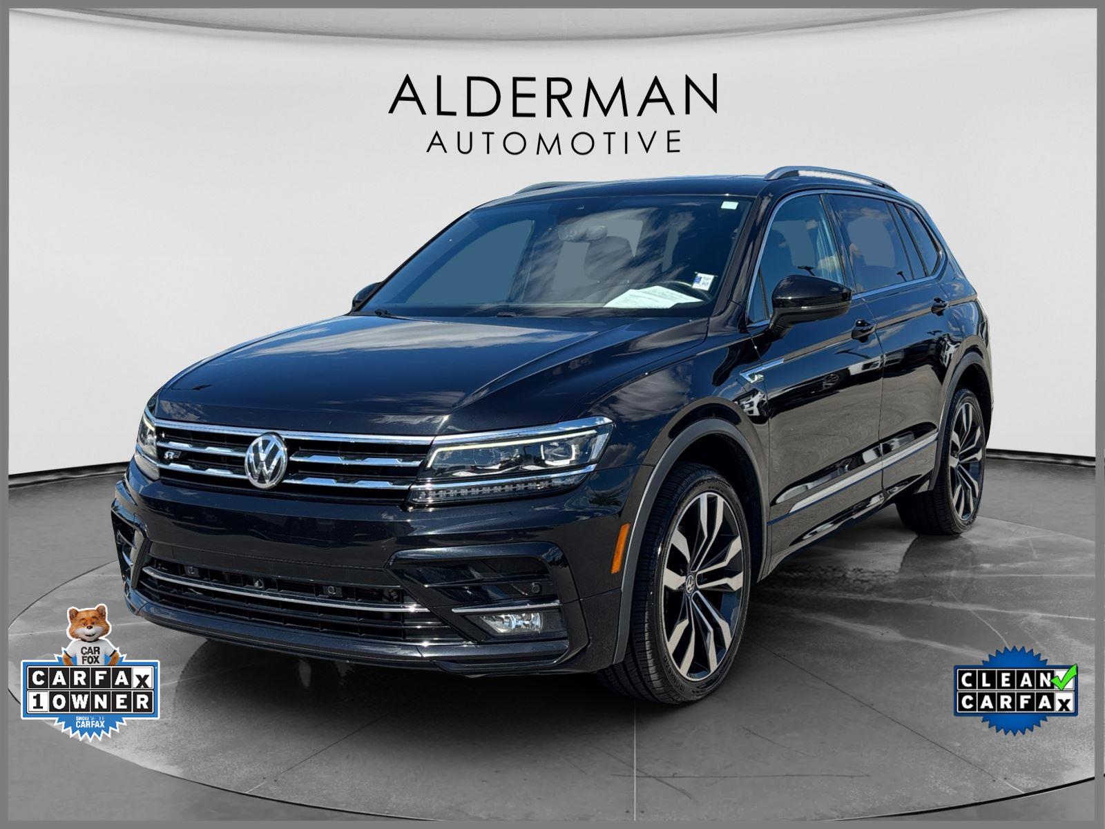 Deep Black Pearl 2020 Volkswagen Tiguan SEL Premium R-Line 4Motion SUV / Crossover All-Wheel Drive Automatic