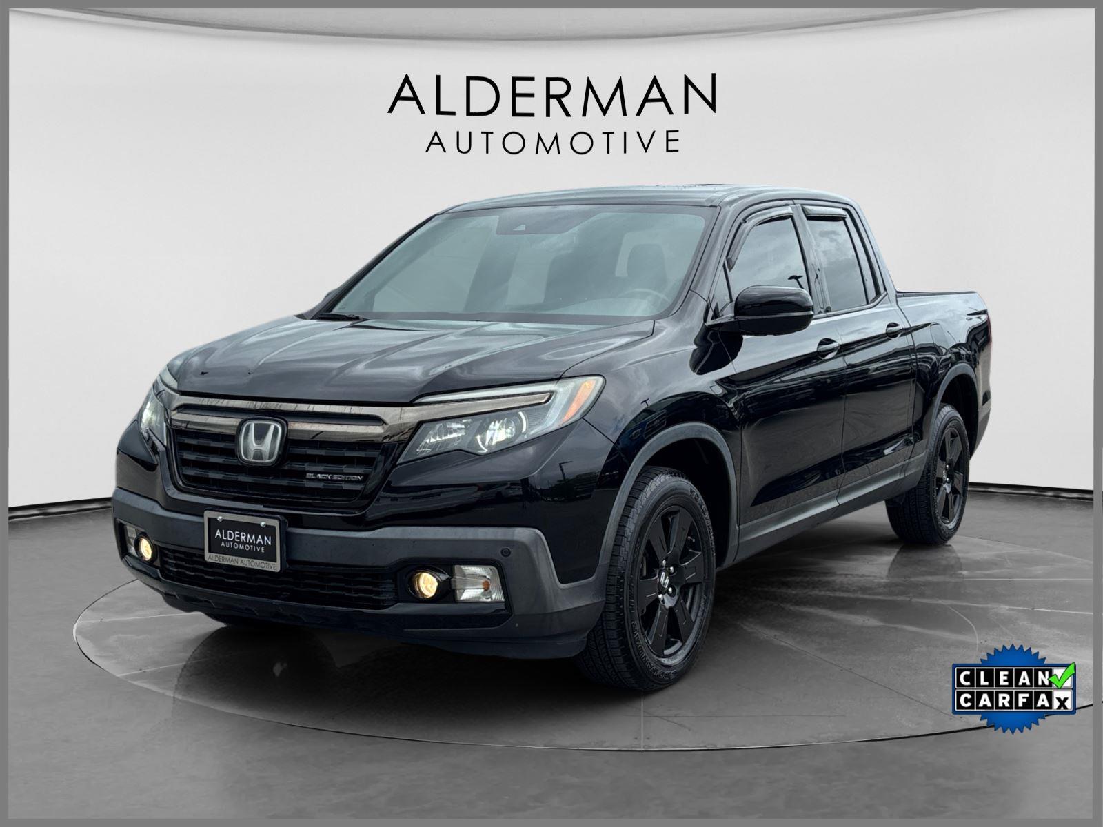 Crystal Black Pearl 2017 Honda Ridgeline Pickup Truck All-Wheel Drive Automatic