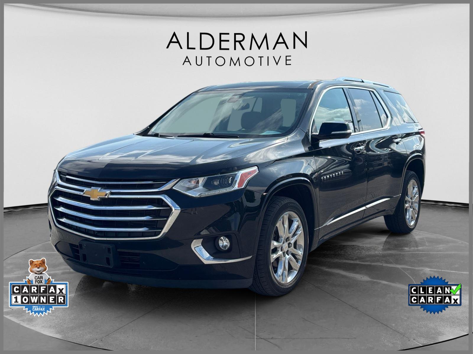 Mosaic Black Metallic 2018 Chevrolet Traverse SUV / Crossover Four-Wheel Drive 9-Speed Automatic