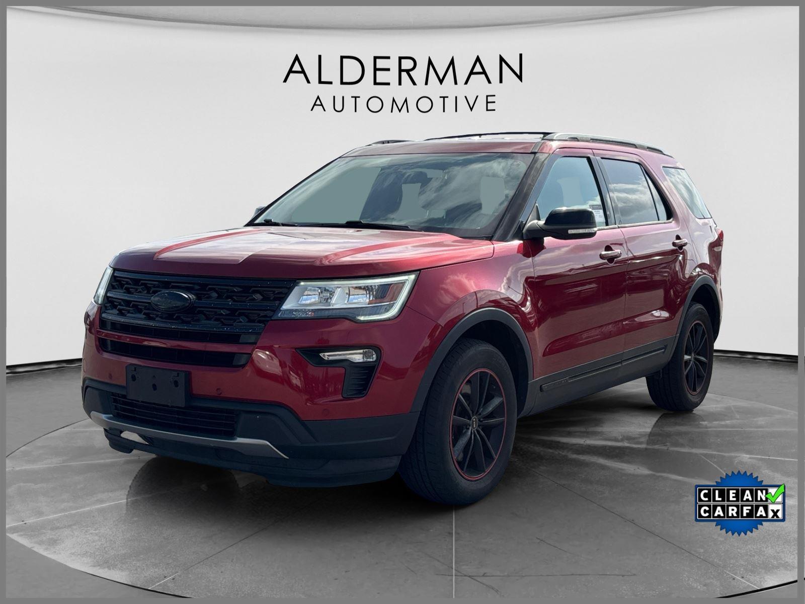 Ruby Red Metallic Tinted Clearcoat 2018 Ford Explorer SUV / Crossover All-Wheel Drive 6-Speed Automatic