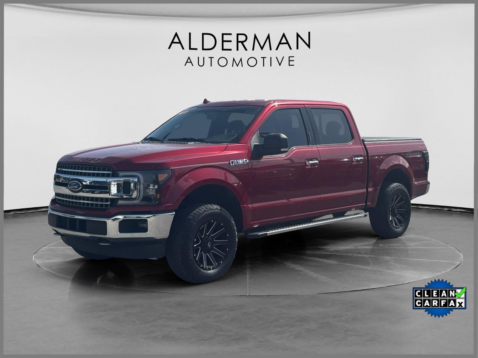 Ruby Red Metallic Tinted Clearcoat 2018 Ford F-150 Pickup Truck Four-Wheel Drive Automatic