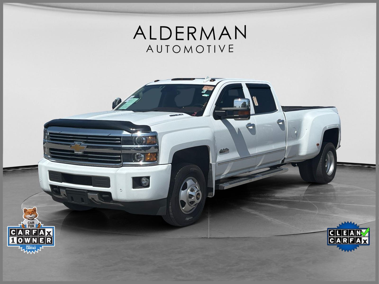 Summit White 2016 Chevrolet Silverado 3500HD Pickup Truck Four-Wheel Drive 6-Speed Automatic
