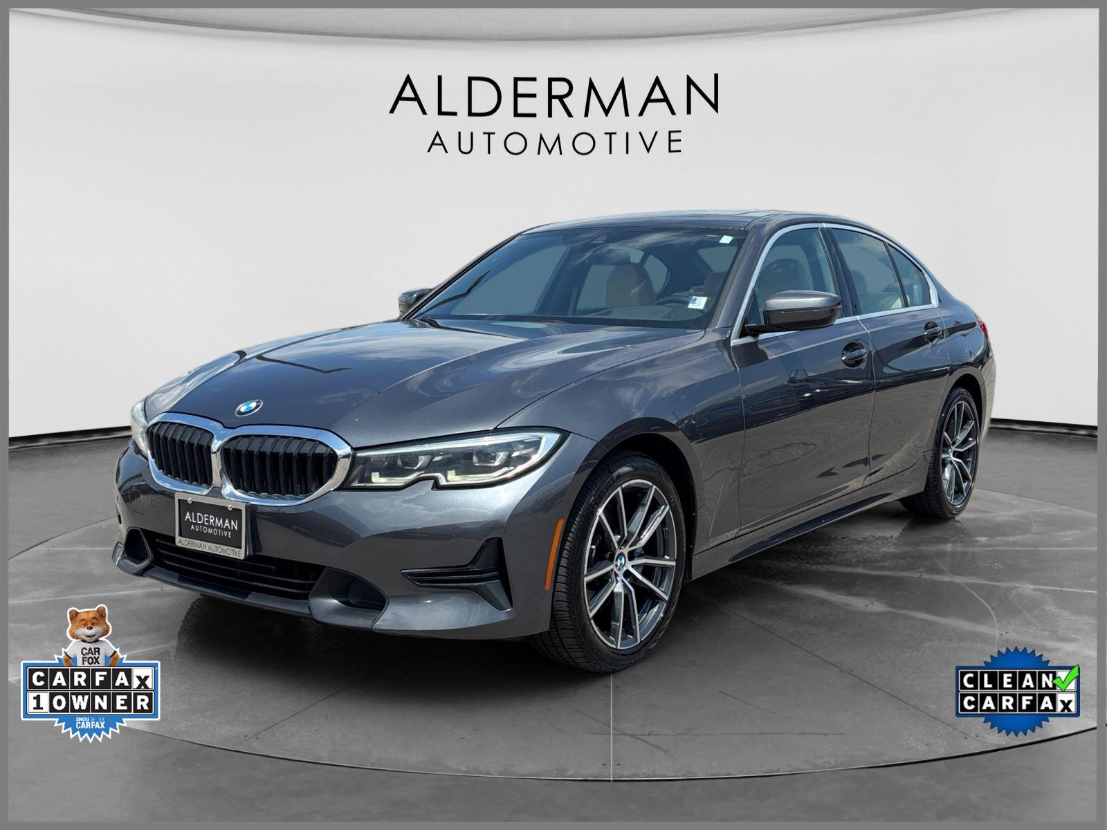 Mineral Gray Metallic 2019 BMW 3 Series Sedan All-Wheel Drive Automatic