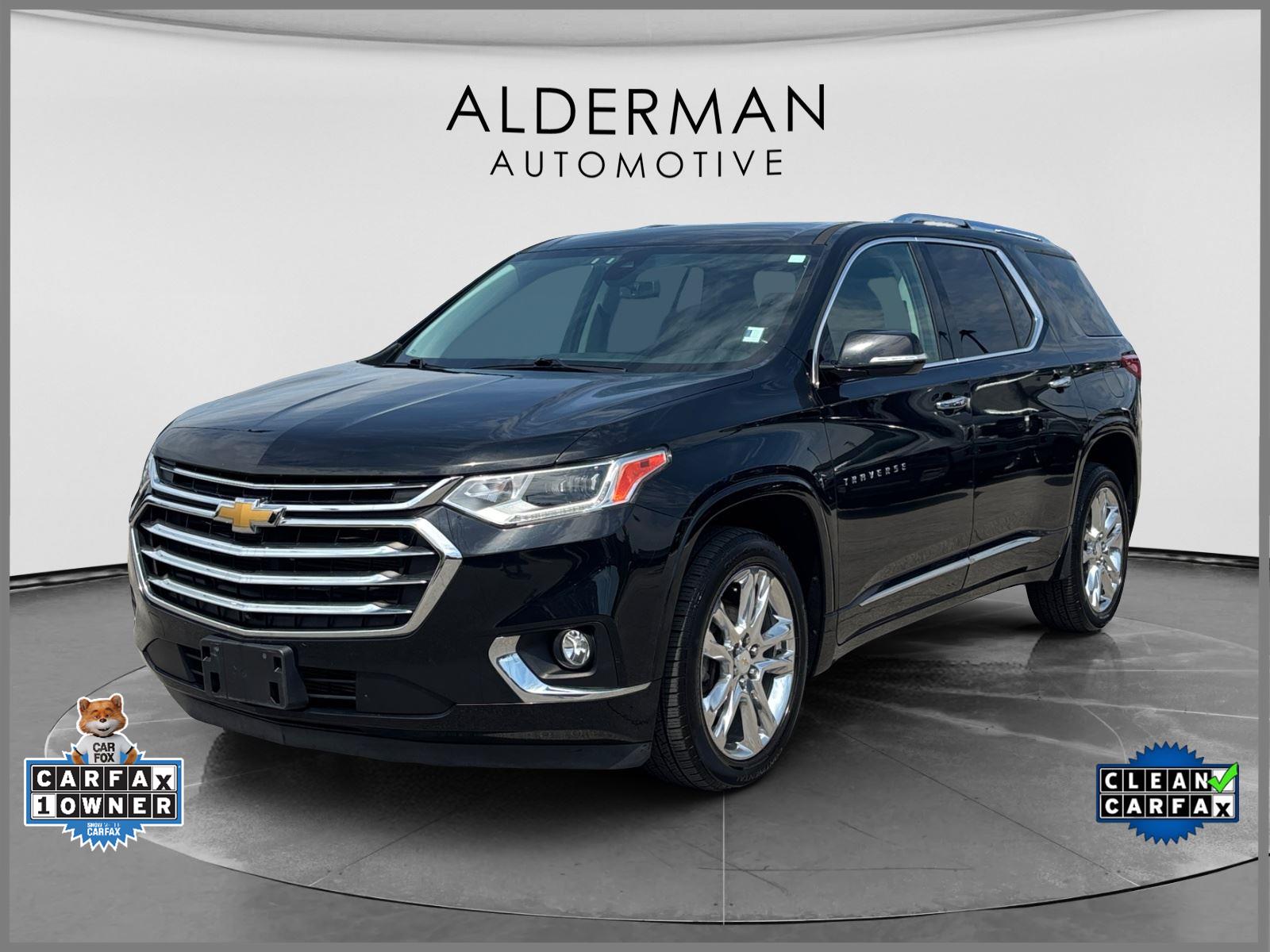 Mosaic Black Metallic 2018 Chevrolet Traverse SUV / Crossover Four-Wheel Drive 9-Speed Automatic