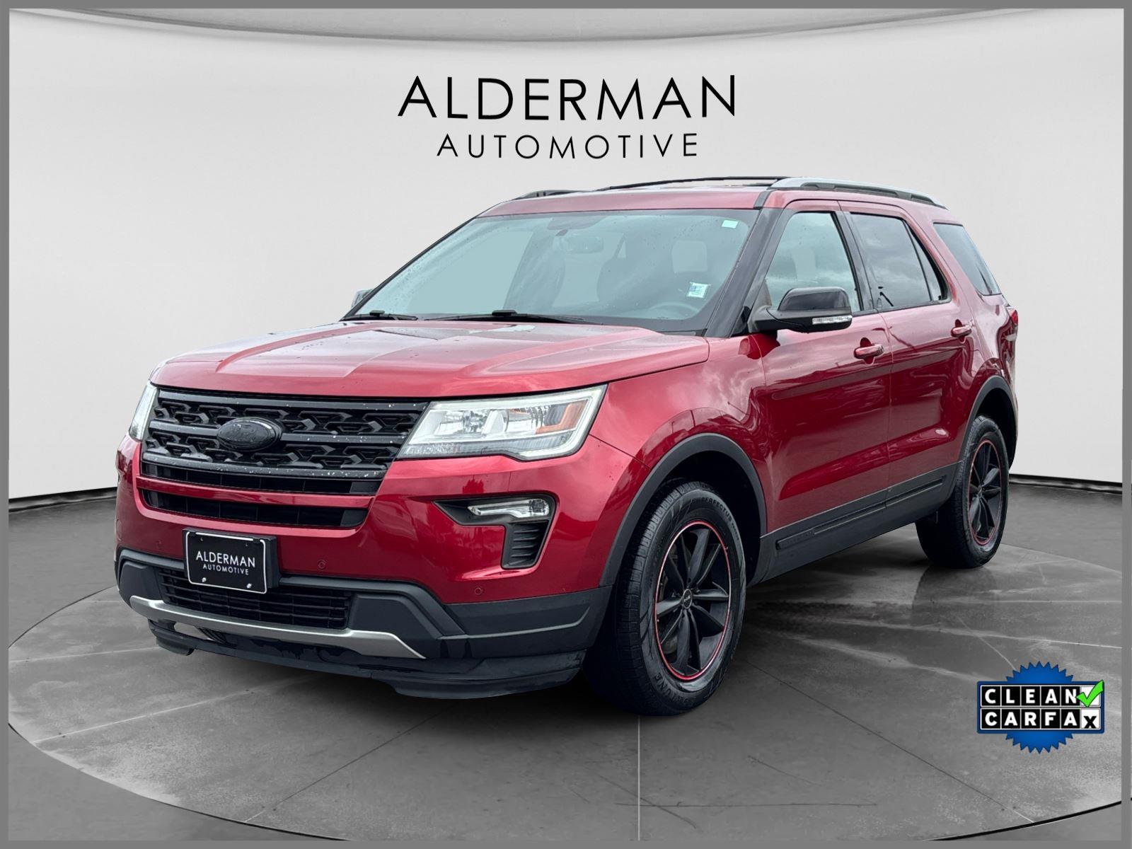 Ruby Red Metallic Tinted Clearcoat 2018 Ford Explorer SUV / Crossover All-Wheel Drive 6-Speed Automatic