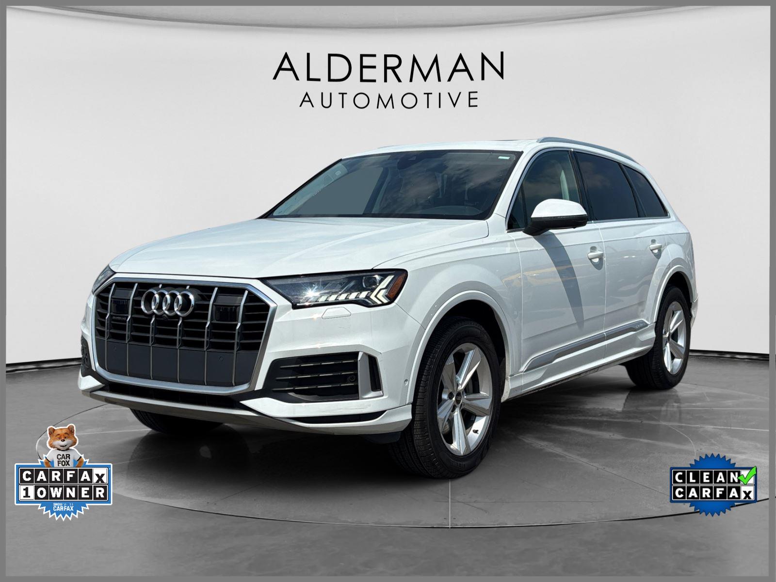 Glacier White Metallic 2023 Audi Q7 SUV / Crossover All-Wheel Drive Automatic
