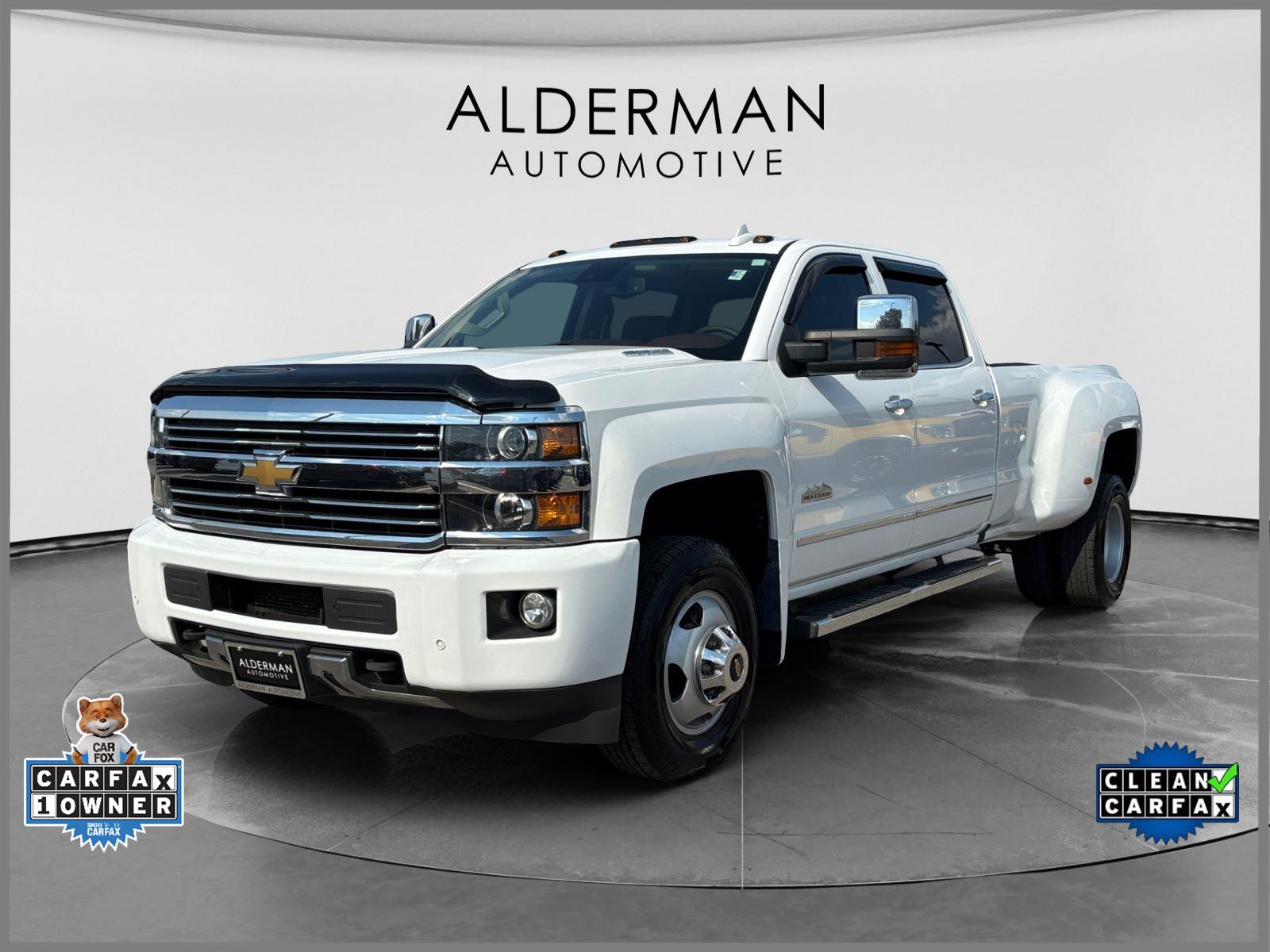 Summit White 2016 Chevrolet Silverado 3500HD Pickup Truck Four-Wheel Drive 6-Speed Automatic