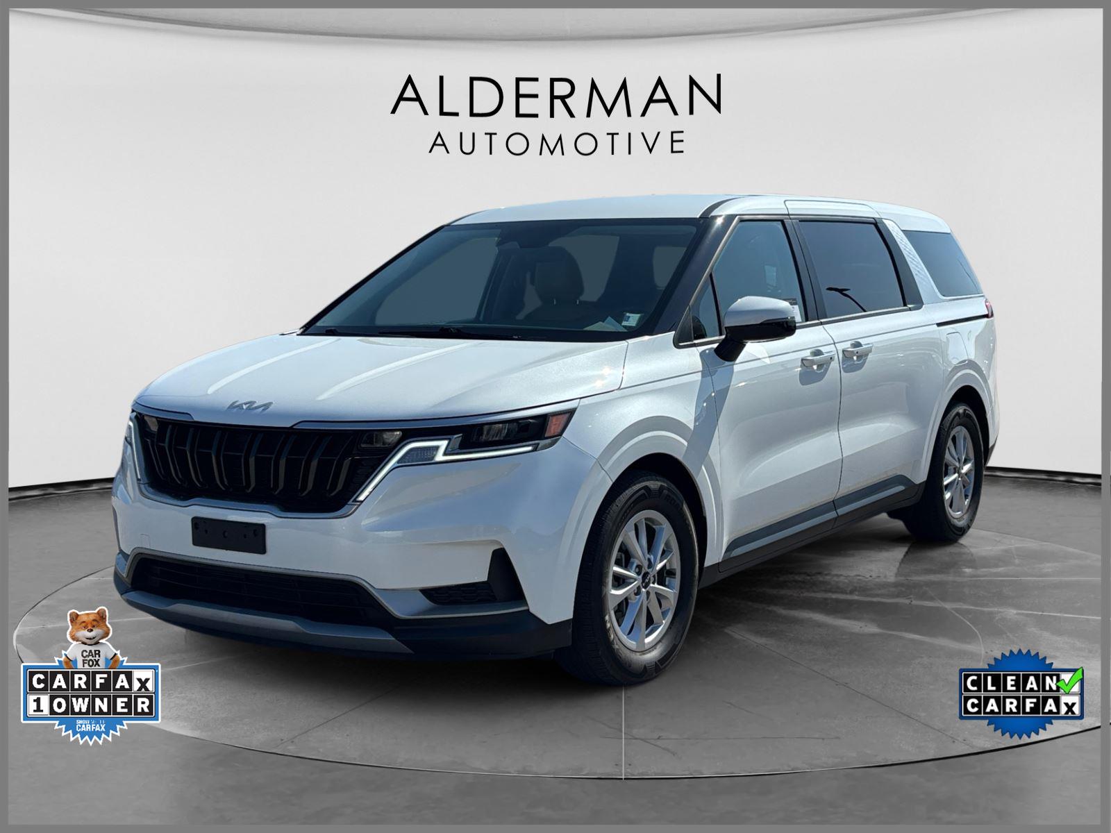 Snow White Pearl 2024 Kia Carnival Minivan Front-Wheel Drive 8-Speed Automatic