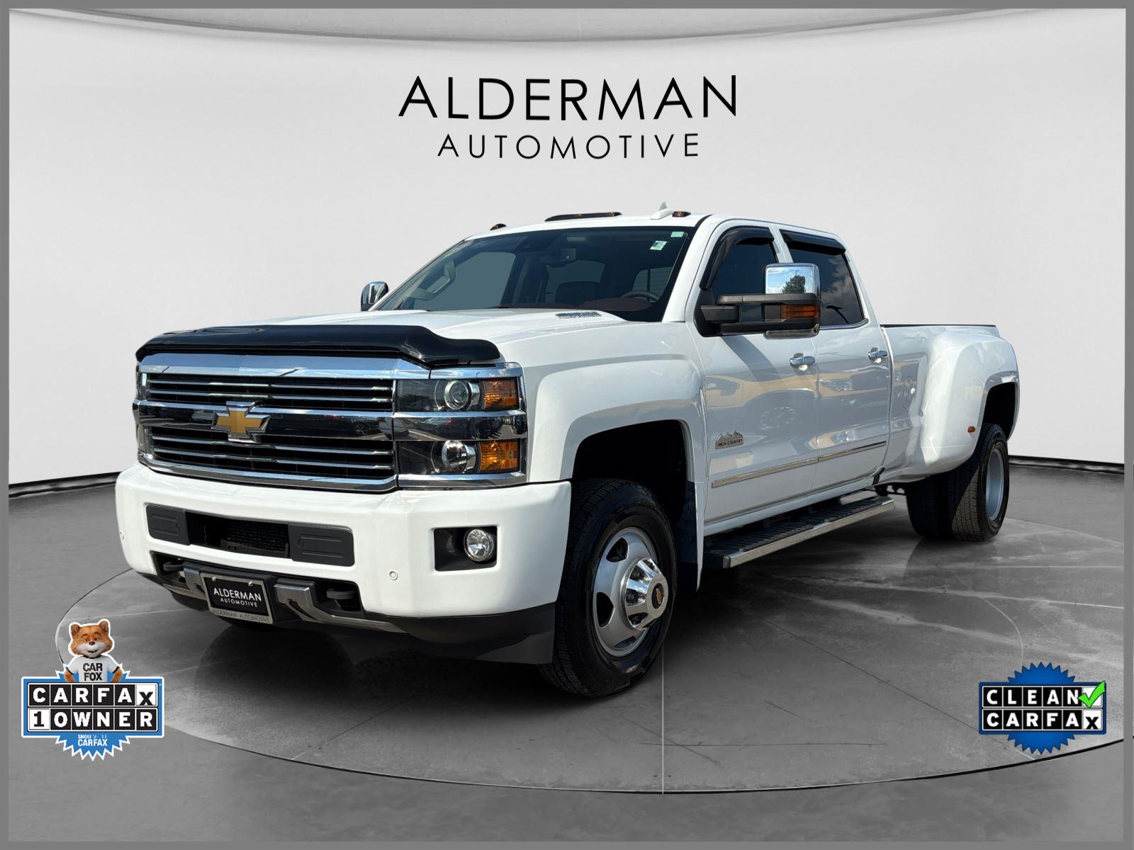 Summit White 2016 Chevrolet Silverado 3500HD Pickup Truck Four-Wheel Drive 6-Speed Automatic