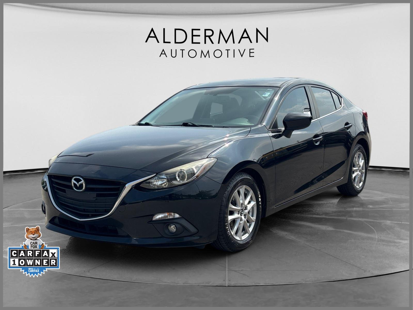 Jet Black Mica 2016 Mazda MAZDA3 Sedan Front-Wheel Drive Manual