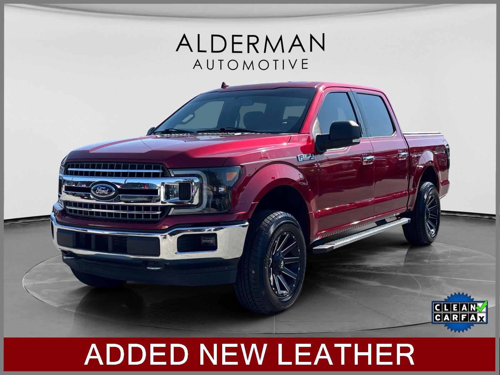 Ruby Red Metallic Tinted Clearcoat 2018 Ford F-150 Pickup Truck Four-Wheel Drive Automatic