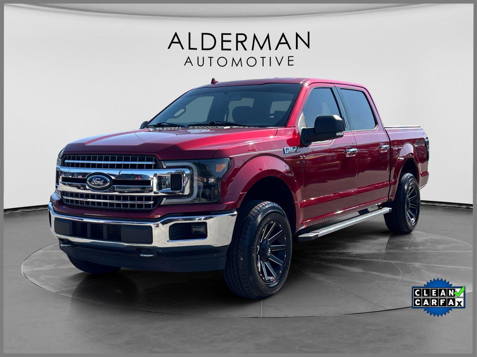Ruby Red Metallic Tinted Clearcoat 2018 Ford F-150 Pickup Truck Four-Wheel Drive Automatic