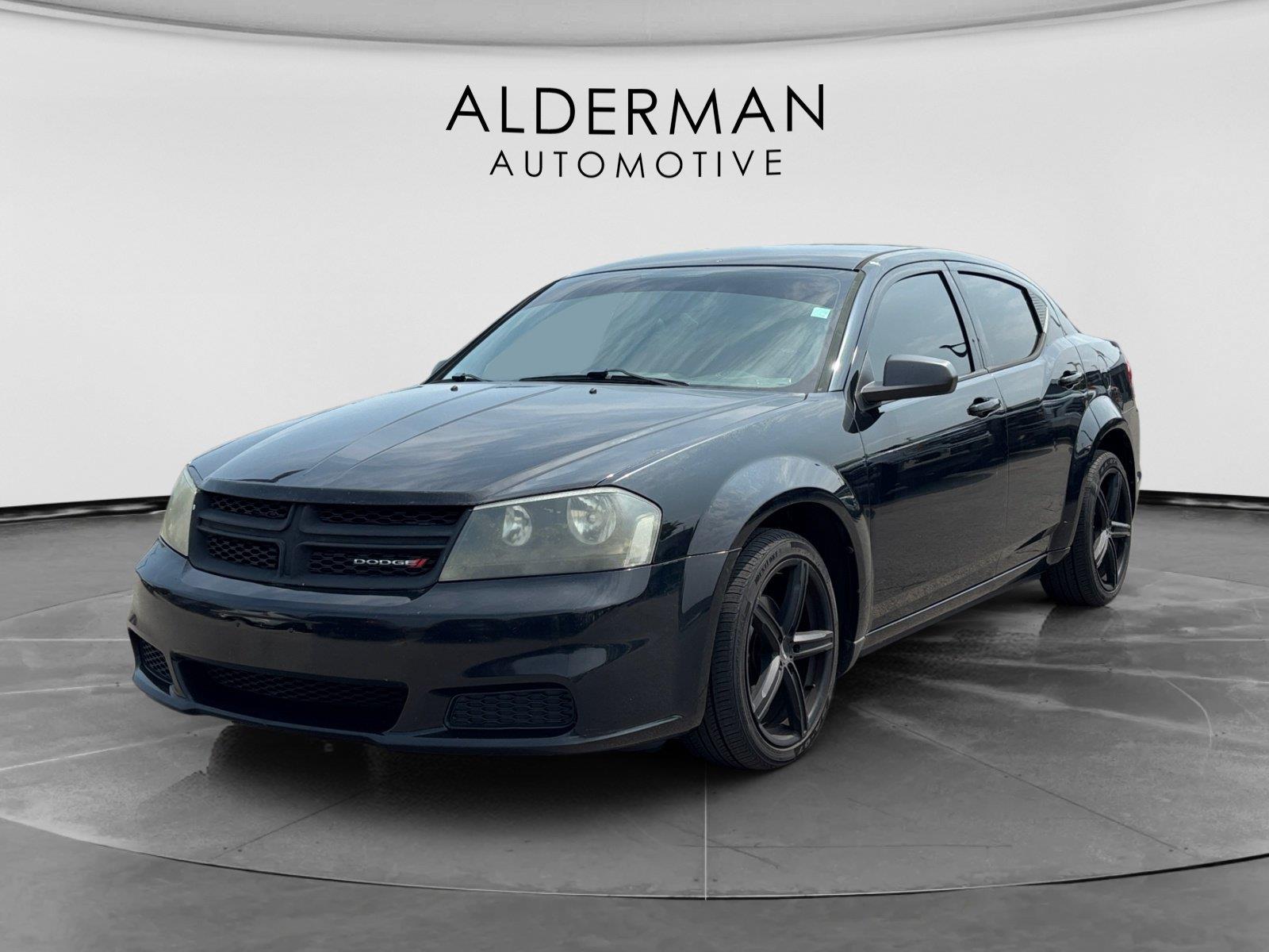 Black Clearcoat 2014 Dodge Avenger Sedan Front-Wheel Drive 6-Speed Automatic