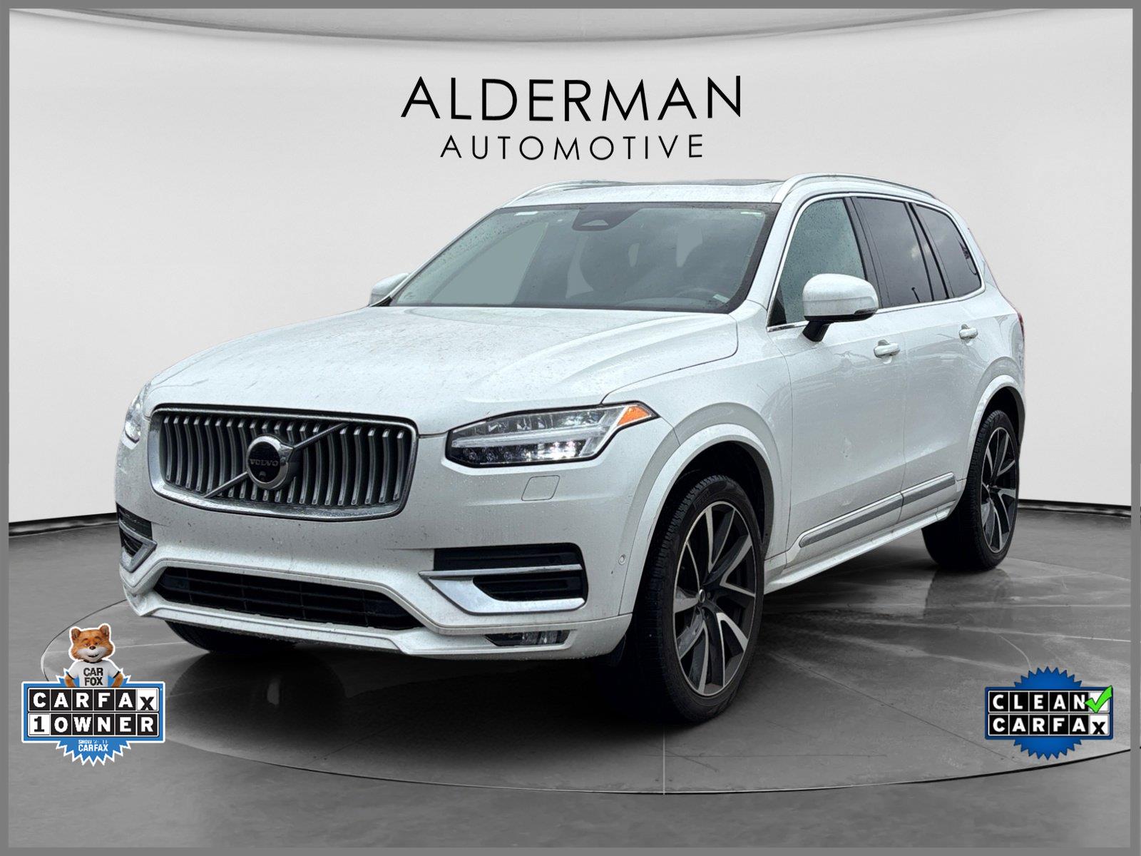 Crystal White Metallic 2023 Volvo XC90 SUV / Crossover All-Wheel Drive Automatic