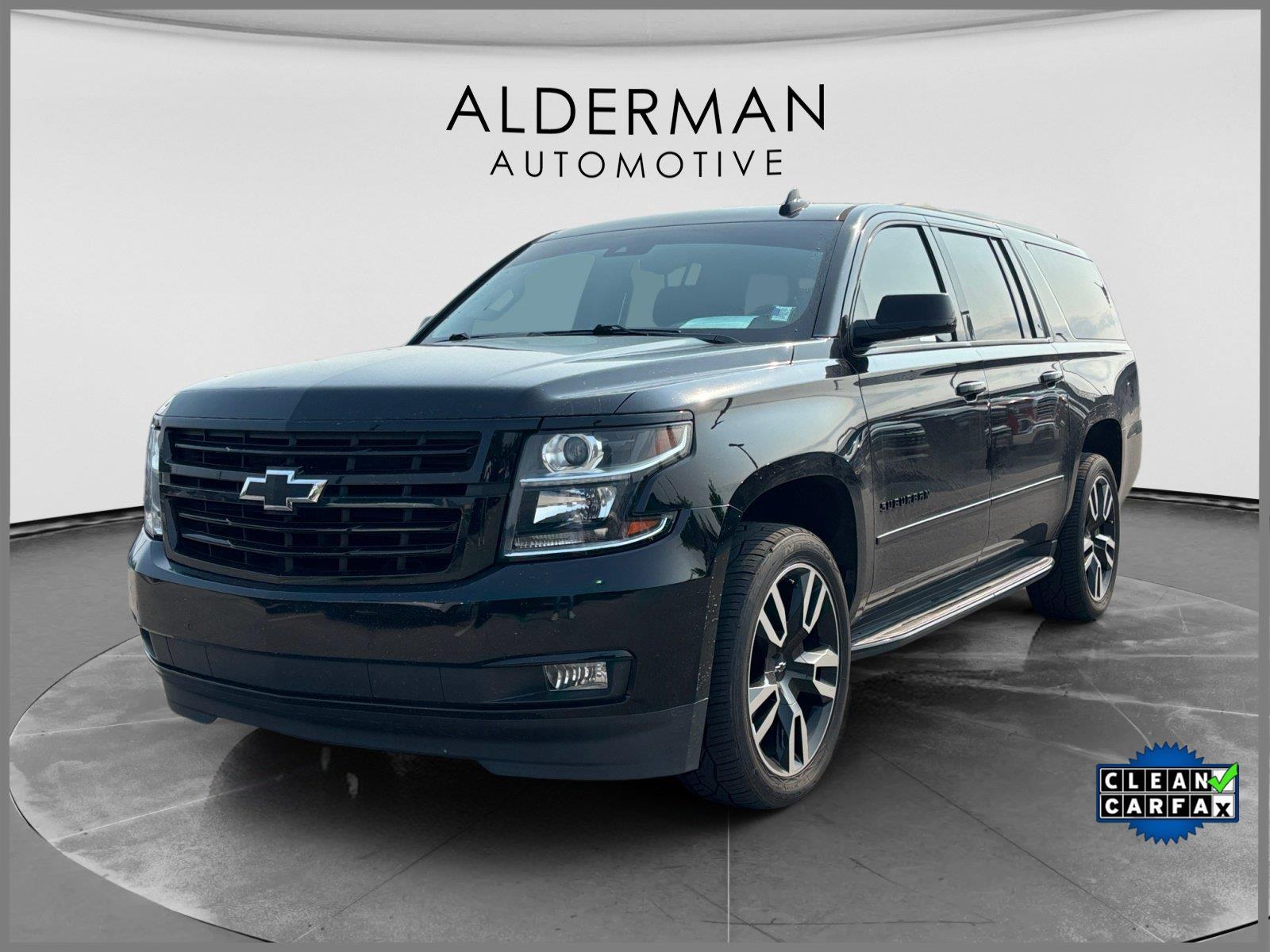 Black 2019 Chevrolet Suburban SUV / Crossover Four-Wheel Drive 6-Speed Automatic