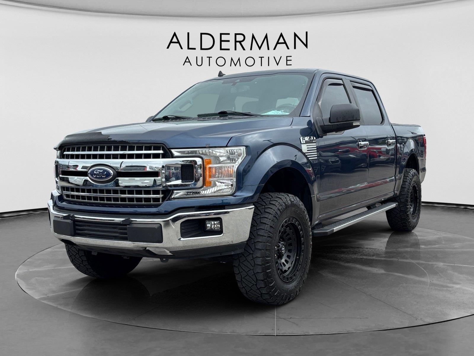 Blue Jeans/Magnetic 2020 Ford F-150 Pickup Truck Four-Wheel Drive 6-Speed Automatic