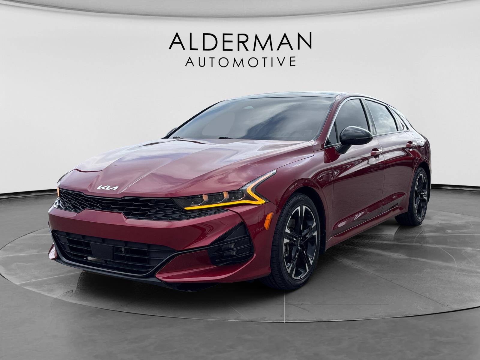 Passion Red Tintcoat 2022 Kia K5 Sedan Front-Wheel Drive Automatic