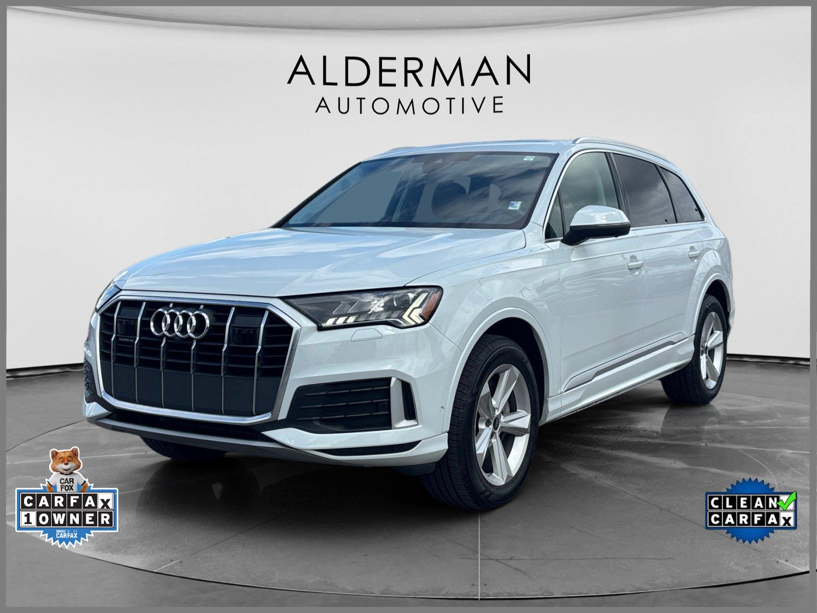 Glacier White Metallic 2023 Audi Q7 SUV / Crossover All-Wheel Drive Automatic