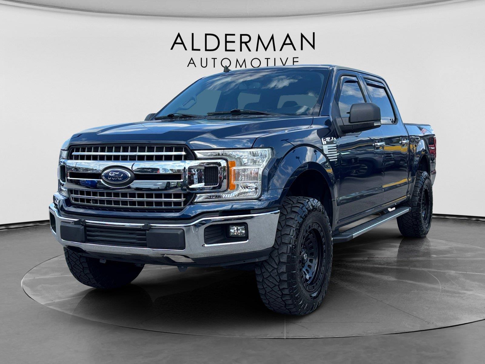 Blue Jeans/Magnetic 2020 Ford F-150 Pickup Truck Four-Wheel Drive 6-Speed Automatic
