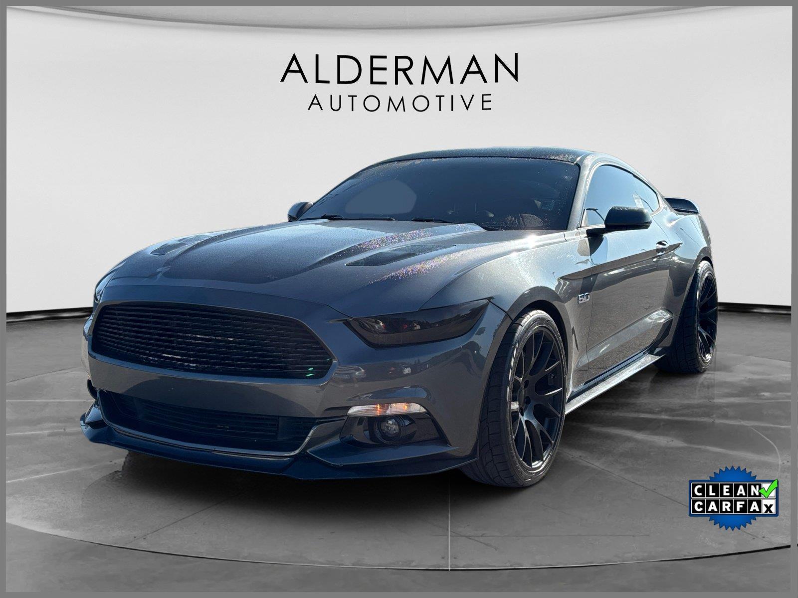 Gray (Magnetic) 2016 Ford Mustang Coupe Rear-Wheel Drive 6-Speed Manual