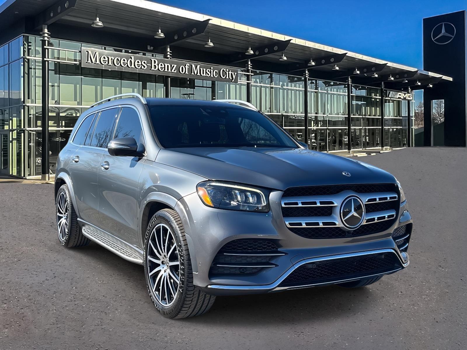 Gray (Selenite Grey Metallic) 2021 Mercedes-Benz GLS 580 4MATIC SUV / Crossover All-Wheel Drive Automatic