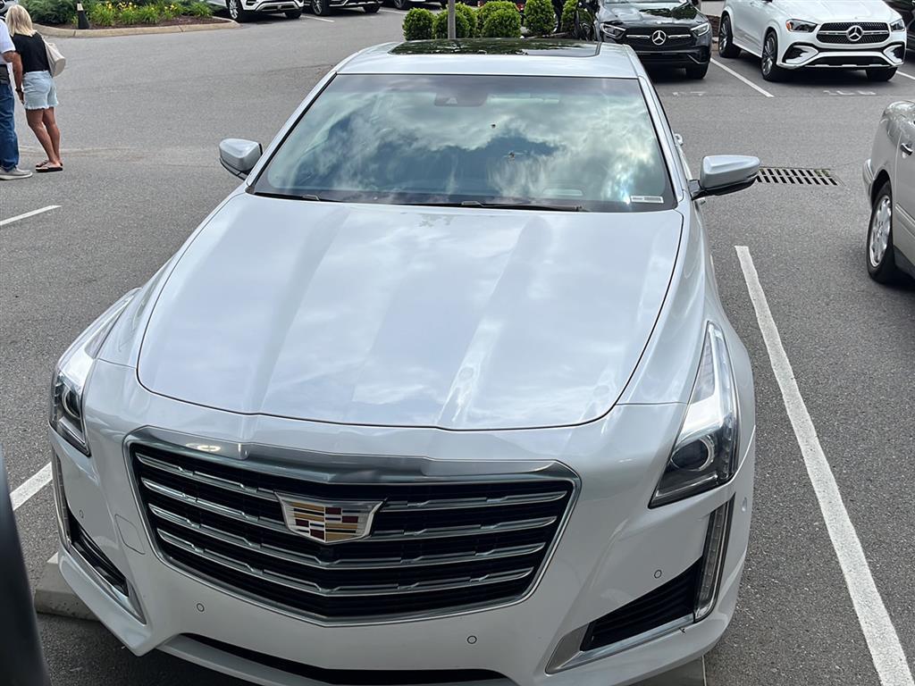 Crystal White Tricoat 2019 Cadillac CTS 3.6L Premium Luxury RWD Sedan Rear-Wheel Drive 8-Speed Automatic