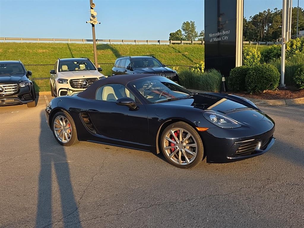 Chalk 2019 Porsche 718 Boxster S RWD Convertible Rear-Wheel Drive 6-Speed Manual