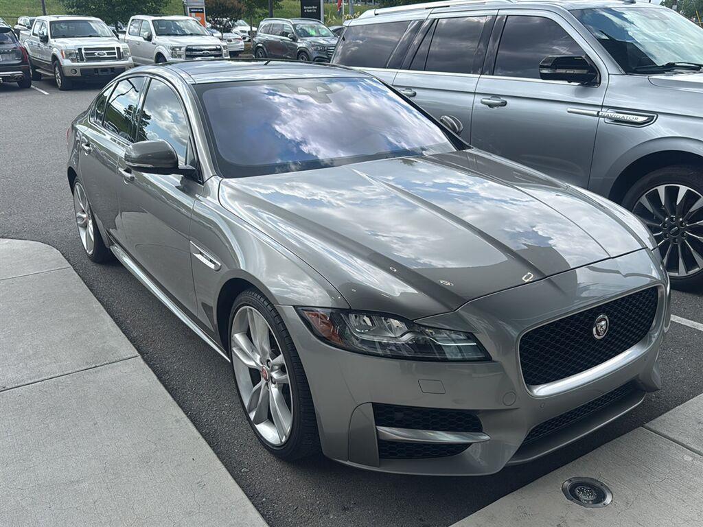 Rhodium Silver Metallic 2017 Jaguar XF Sedan All-Wheel Drive Automatic