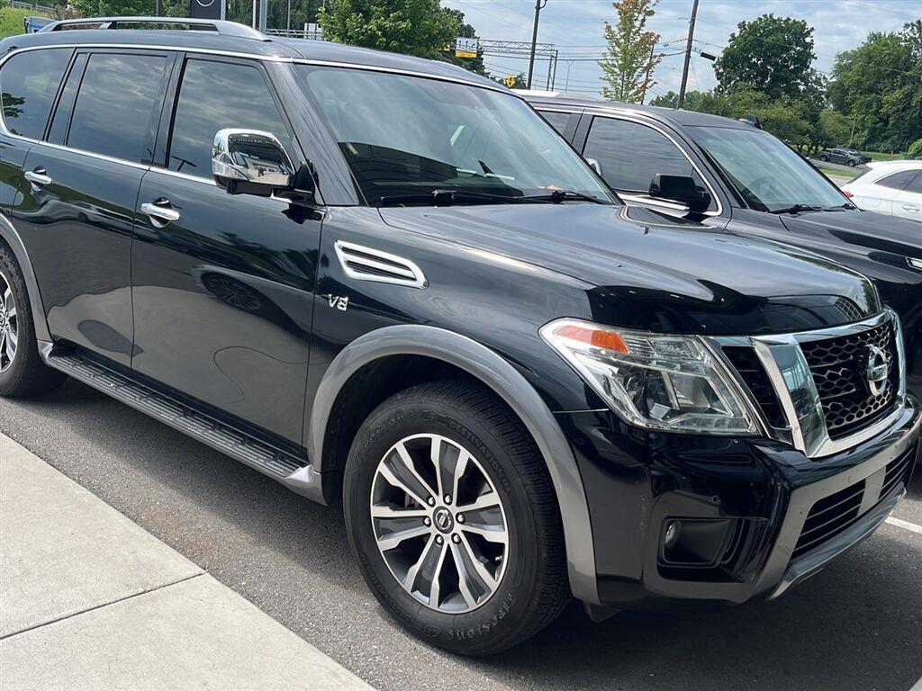 Super Black 2019 Nissan Armada SUV / Crossover Four-Wheel Drive Automatic