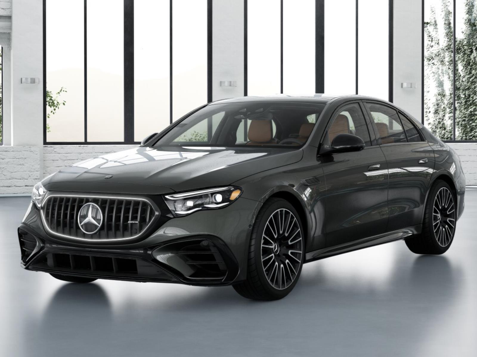 Gray 2026 Mercedes-Benz E-Class AMG E 53 Hybrid 4MATIC+ Sedan All-Wheel Drive Automatic