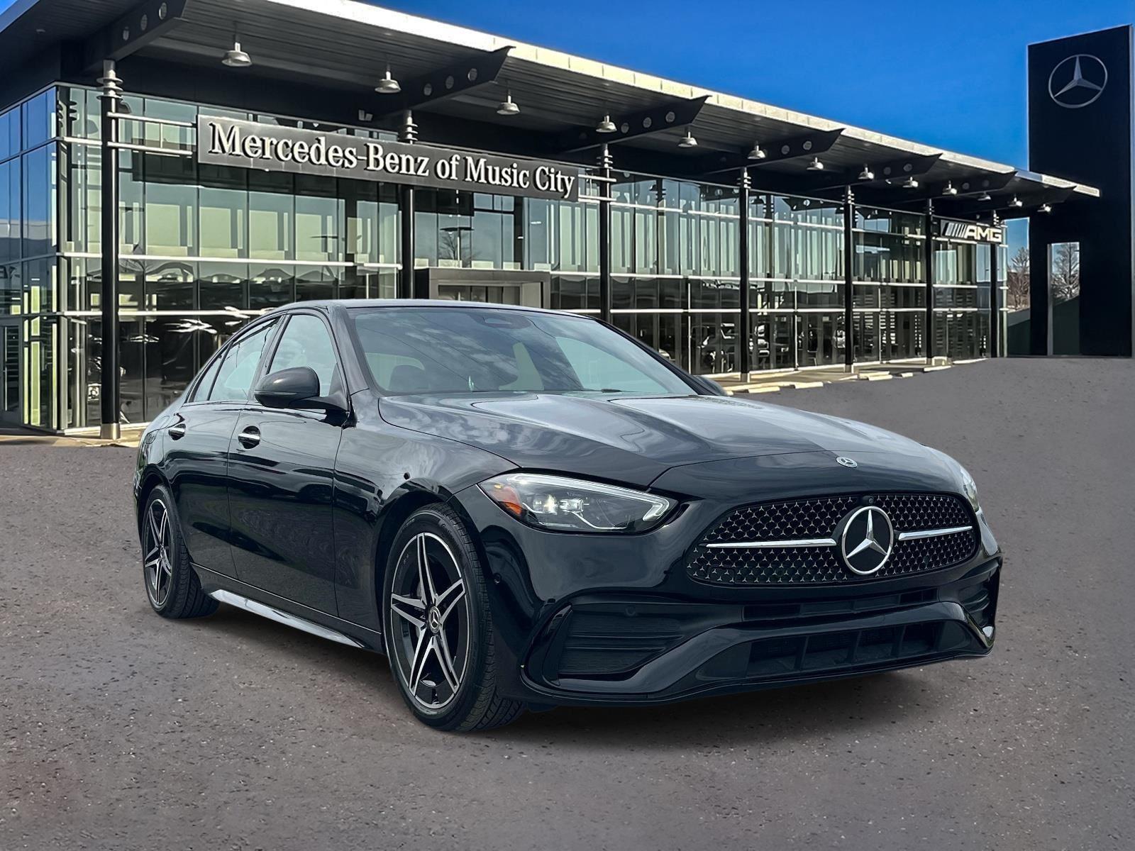 Black 2024 Mercedes-Benz C-Class C 300 4MATIC Sedan All-Wheel Drive 9-Speed Automatic