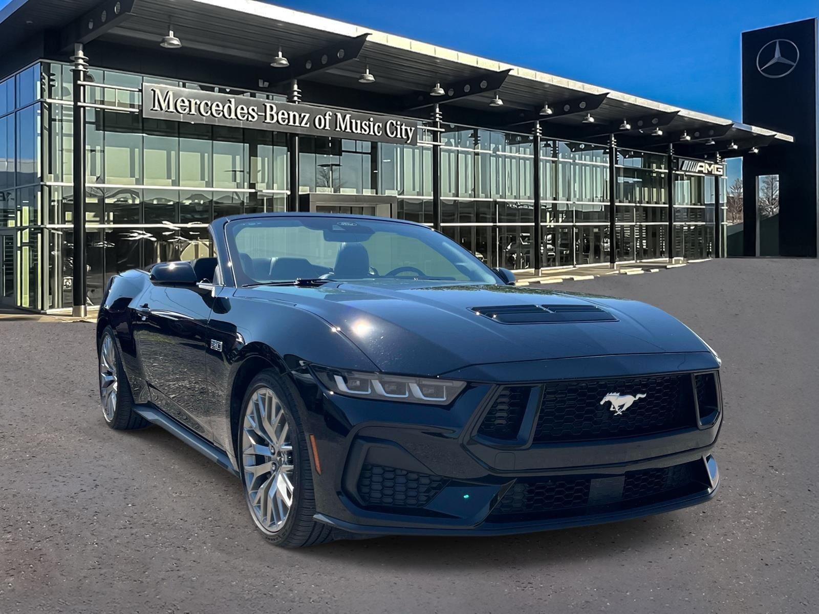 Shadow Black 2024 Ford Mustang GT Premium Convertible RWD Convertible Rear-Wheel Drive Automatic